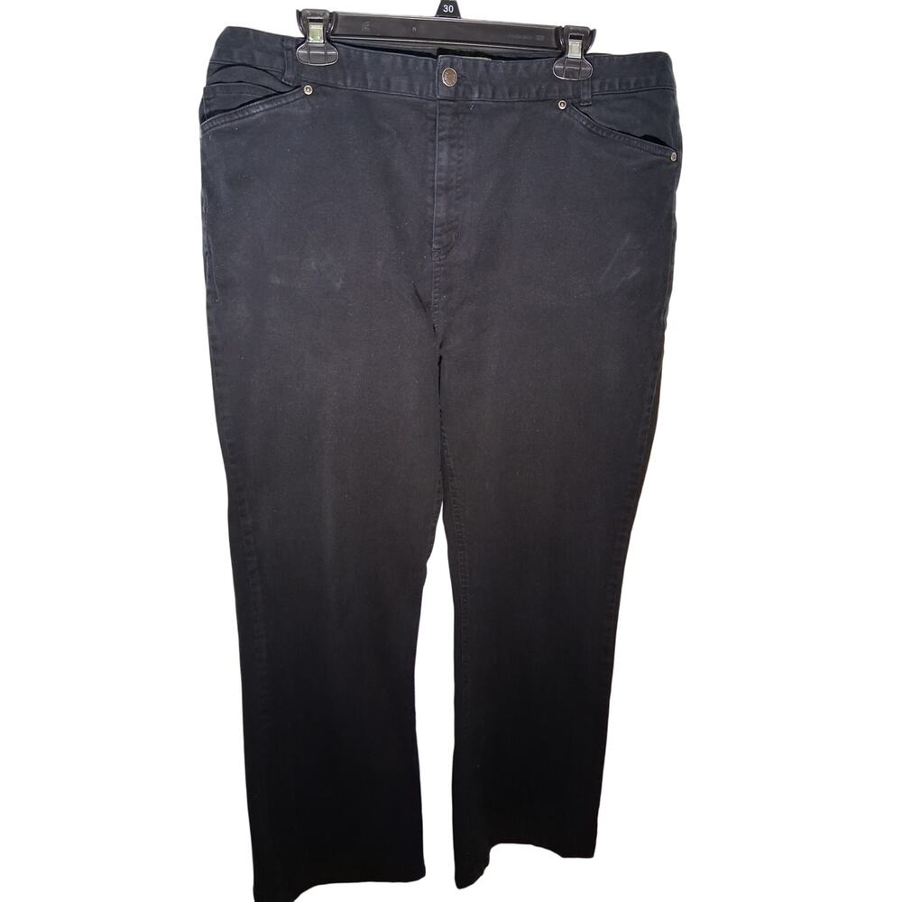 Out Of the Blue J. Jill Demin Women Black Size 18